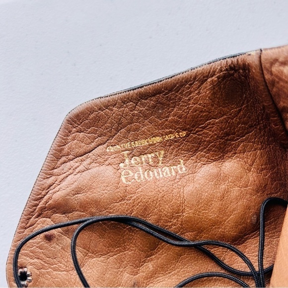 Jerry Edouard Vintage Extremely Rare Floral Beaded  Embroidered High Lace Boots - Picture 6 of 11